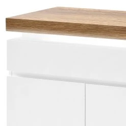 Fredriks Sideboard Namona II - Inkl. Beleuchtung - Eiche Dekor / Weiß -Wohnzimmermöbel boutique en ligne 1000255074 220701 032 DETAILS P000000001000255074 1