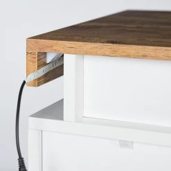 Fredriks Kommode Namona II - Inkl. Beleuchtung - Eiche Dekor / Weiß -Wohnzimmermöbel boutique en ligne 1000255075 220803 065 DETAILS P000000001000255075