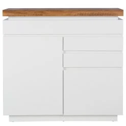 Fredriks Kommode Namona I - Inkl. Beleuchtung - Eiche Dekor / Weiß -Wohnzimmermöbel boutique en ligne 1000255076 220729 030 DETAILS P000000001000255076