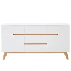 Mørteens Sideboard Tenabo II - Eiche teilmassiv - Weiß / Eiche -Wohnzimmermöbel boutique en ligne 1000255147 211012 16215400053 DETAILS P000000001000255147