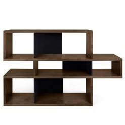 Temahome Regal London I - Walnuss / Schwarz 8 Temahome Regal London I - Walnuss / Schwarz -Wohnzimmermöbel boutique en ligne 1000255218 210324 15033200028 DETAILS P000000001000255218