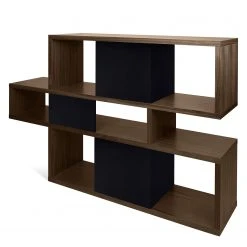 Temahome Regal London I - Walnuss / Schwarz 9 Temahome Regal London I - Walnuss / Schwarz -Wohnzimmermöbel boutique en ligne 1000255218 210324 15033200029 DETAILS P000000001000255218