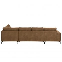 Loftscape Wohnlandschaft Le Vivier - Antikleder - Hellbraun - Longchair davorstehend links / Ottomane rechts -Wohnzimmermöbel boutique en ligne 1000255389 210428 14493400035 DETAILS P000000001000255389