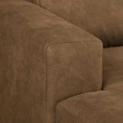 Loftscape Wohnlandschaft Le Vivier - Antikleder - Hellbraun - Longchair davorstehend links / Ottomane rechts -Wohnzimmermöbel boutique en ligne 1000255389 210428 14493500044 DETAILS P000000001000255389