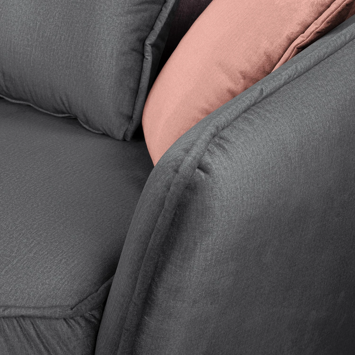 Red Living Bigsofa Le Vicel I - Samt - Mauve 6 Red Living Bigsofa Le Vicel I - Samt - Mauve – Bild 6