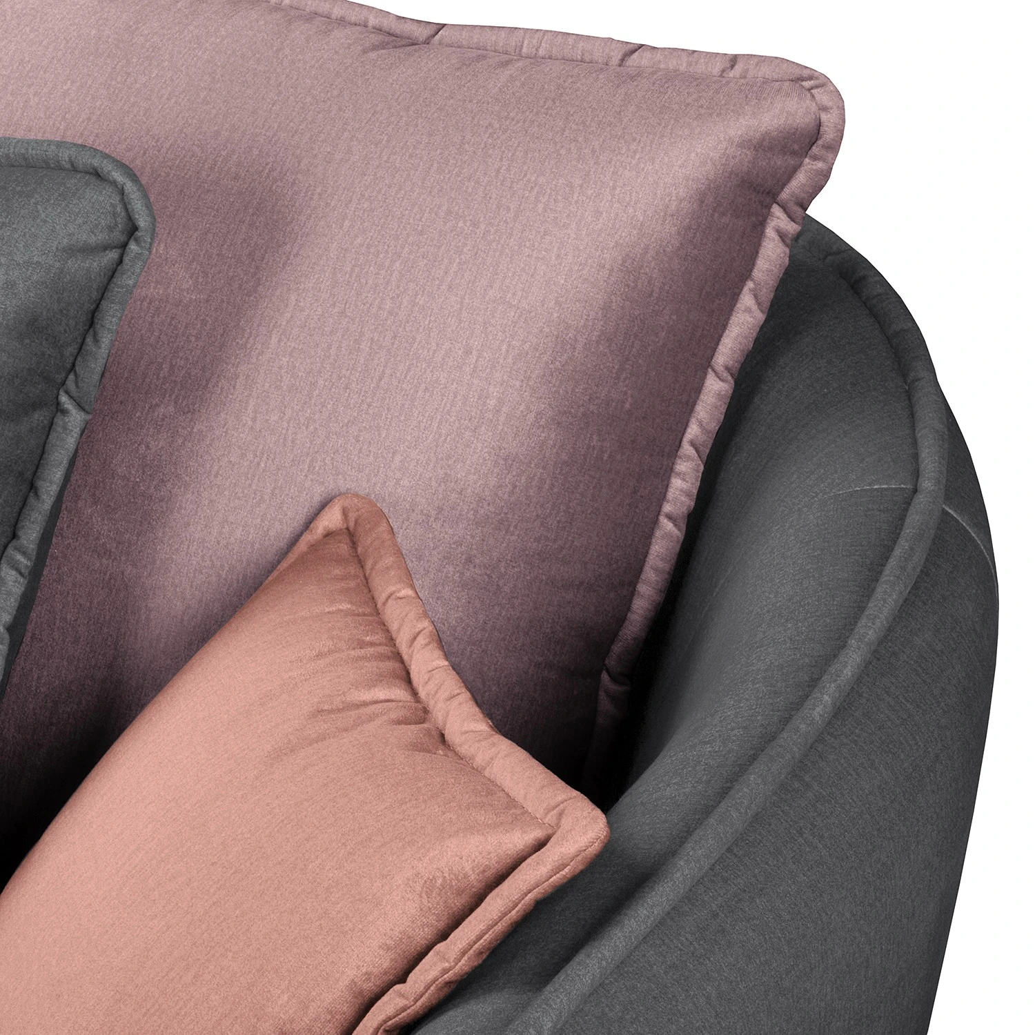 Red Living Bigsofa Le Vicel I - Samt - Mauve 8 Red Living Bigsofa Le Vicel I - Samt - Mauve – Bild 8