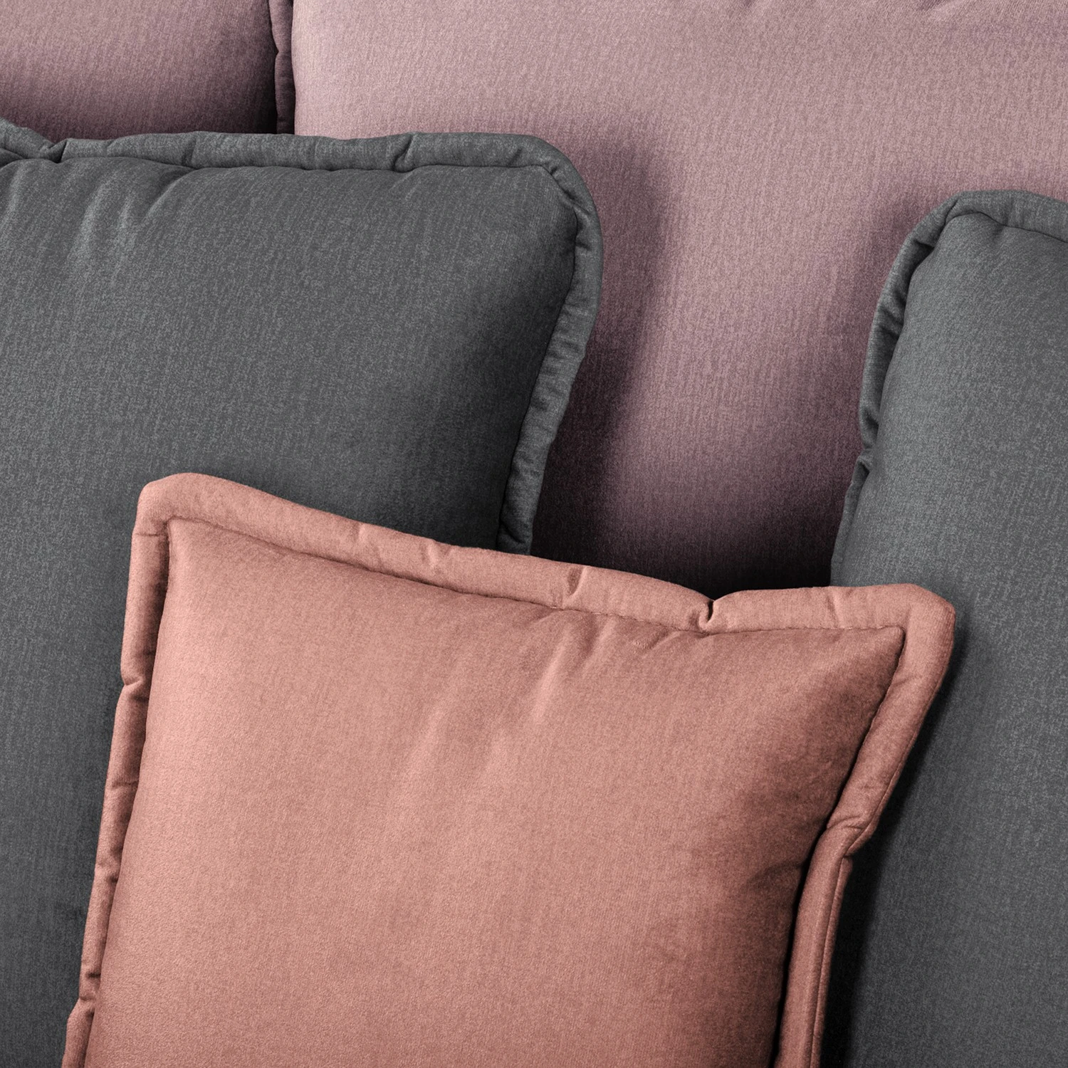 Red Living Bigsofa Le Vicel I - Samt - Mauve 9 Red Living Bigsofa Le Vicel I - Samt - Mauve – Bild 9