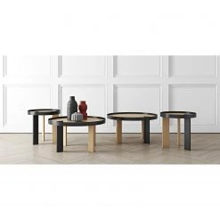 Temahome Beistelltisch Bruno - Echtholzfurnier / Metall - Eiche / Schwarz -Wohnzimmermöbel boutique en ligne 1000255961 210331 14442900004 MOOD DETAILS P000000001000255961 mood