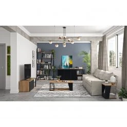 Temahome Beistelltisch Albi - Echtholzfurnier - Walnuss / Schwarz 6 Temahome Beistelltisch Albi - Echtholzfurnier - Walnuss / Schwarz -Wohnzimmermöbel boutique en ligne 1000255972 210331 14452300040 MOOD DETAILS P000000001000255972 mood