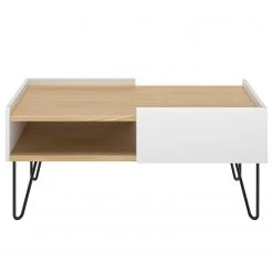 Temahome Couchtisch Nina - Echtholzfurnier / Metall - Eiche / Weiß 9 Temahome Couchtisch Nina - Echtholzfurnier / Metall - Eiche / Weiß -Wohnzimmermöbel boutique en ligne 1000255974 210331 14453600049 DETAILS P000000001000255974