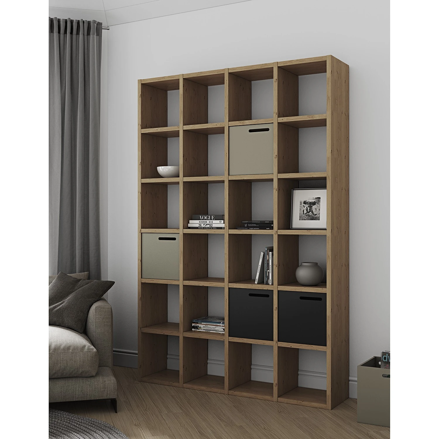 Temahome Regal Pombal II - Eiche 2 Temahome Regal Pombal II - Eiche – Bild 2