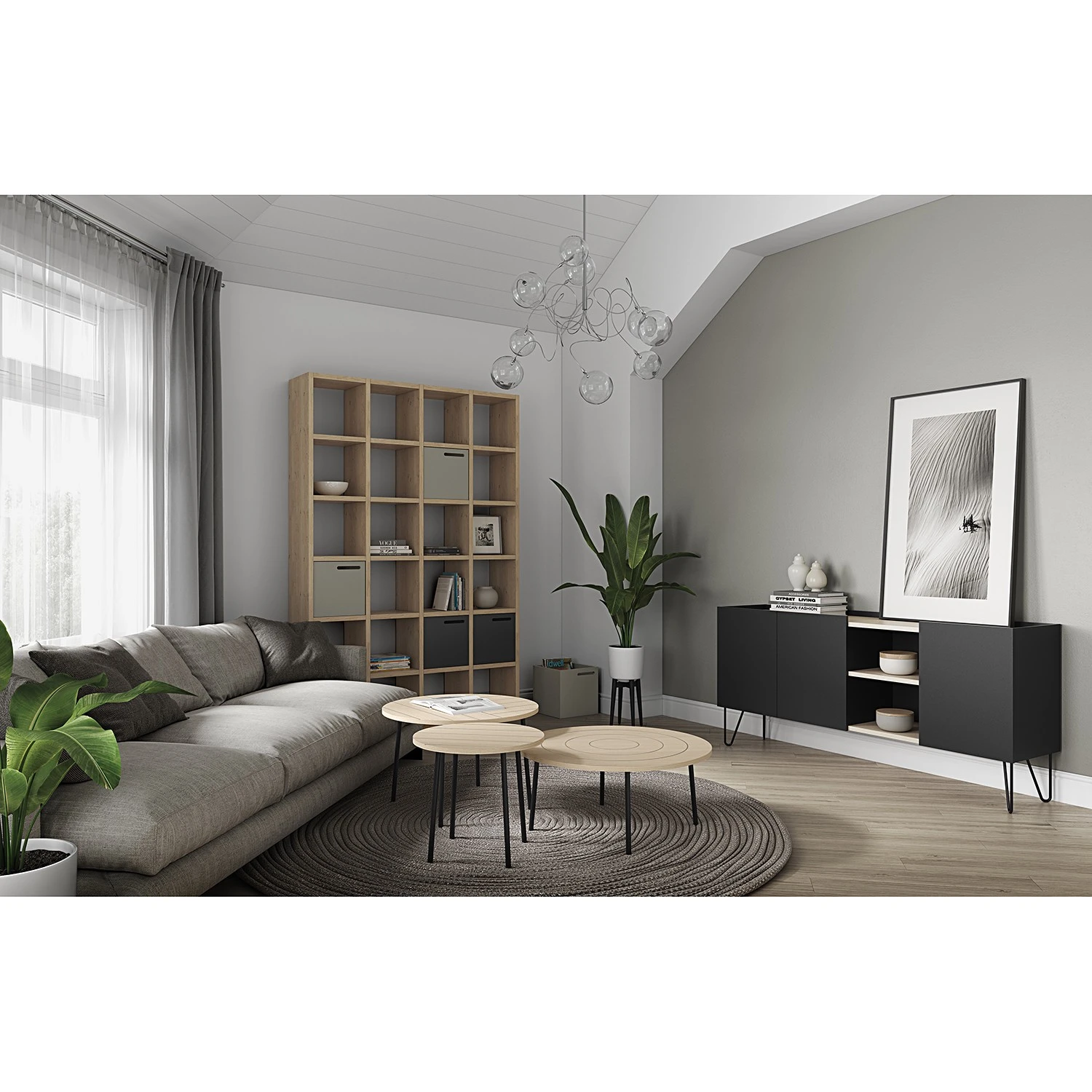 Temahome Regal Pombal II - Eiche 3 Temahome Regal Pombal II - Eiche – Bild 3