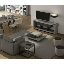 Temahome Couchtisch Slate - Beton Dekor / Schwarz -Wohnzimmermöbel boutique en ligne 1000255995 210331 14490400195 MOOD DETAILS P000000001000255995 mood