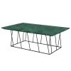 Temahome Couchtisch Helix - Marmor / Metall - Grün