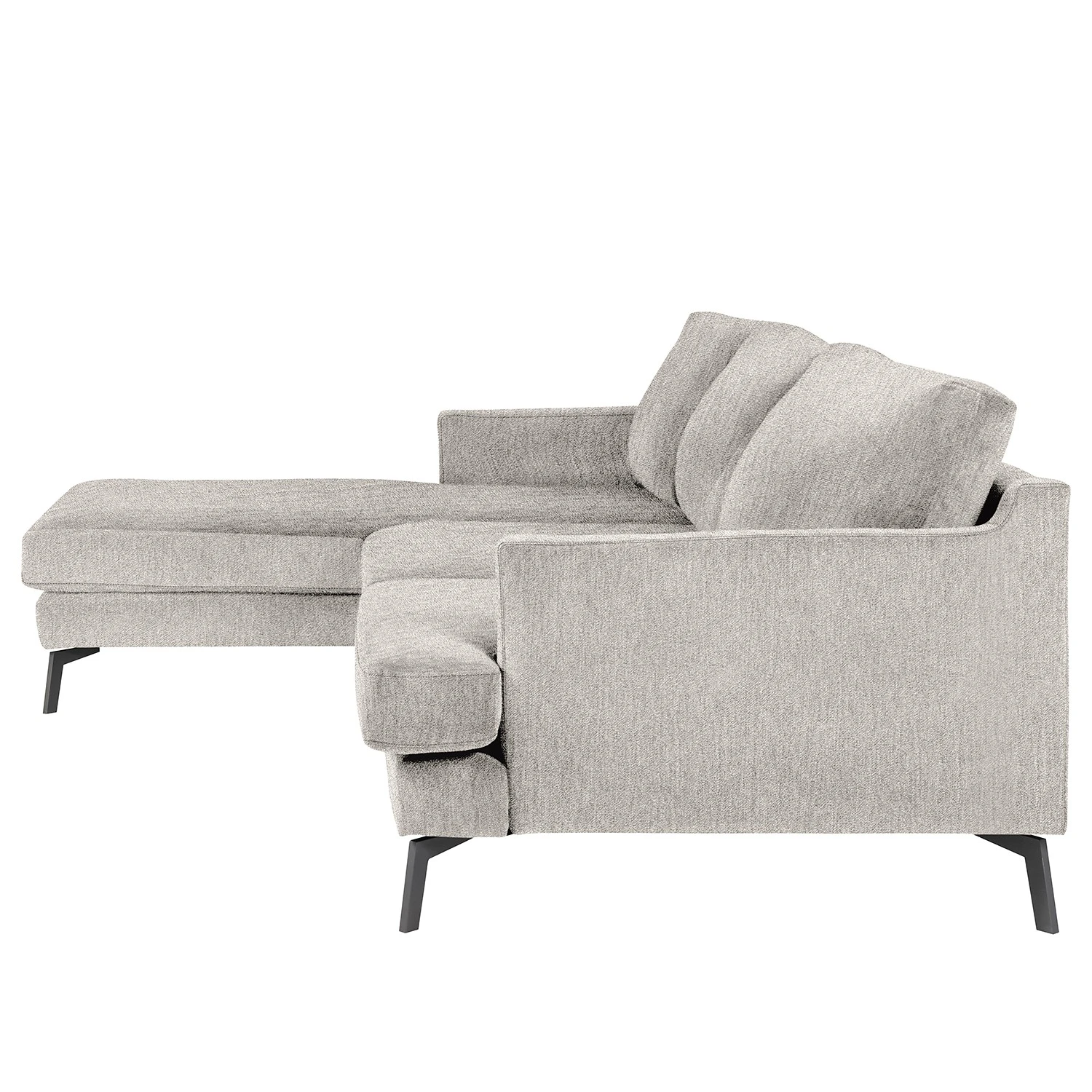 Studio Copenhagen Ecksofa Vieux Bourg - Flachgewebe Nona: Hellgrau - Longchair davorstehend links 4 Studio Copenhagen Ecksofa Vieux Bourg - Flachgewebe Nona: Hellgrau - Longchair davorstehend links – Bild 4