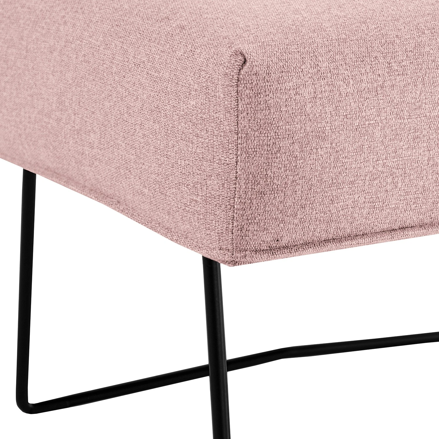 Bizzarto Polsterhocker Caleta - Webstoff Sogol: Mauve 4 Bizzarto Polsterhocker Caleta - Webstoff Sogol: Mauve – Bild 4