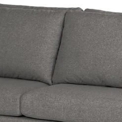 Bizzarto Wohnlandschaft Penda - Webstoff Sogol: Dunkelgrau - Longchair davorstehend rechts -Wohnzimmermöbel boutique en ligne 1000256759 210427 09293600272 DETAILS P000000001000256759