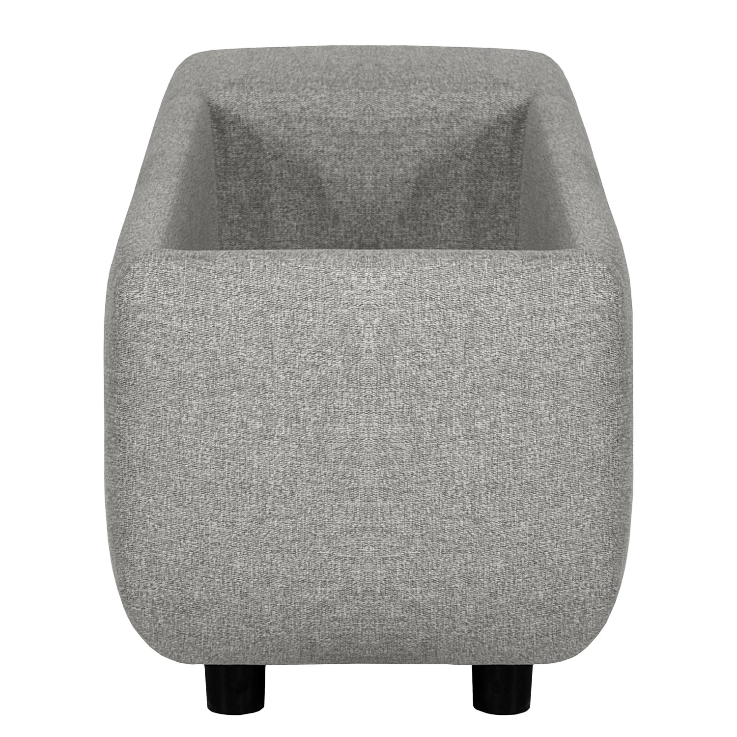 Bizzarto Polsterhocker Imbert - Webstoff Sogol: Rauchgrau - Keine Funktion 2 Bizzarto Polsterhocker Imbert - Webstoff Sogol: Rauchgrau - Keine Funktion – Bild 2