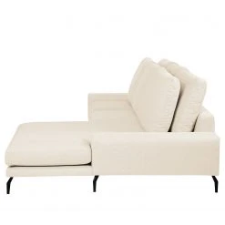 Bizzarto Ecksofa Penda II - Webstoff Sogol: Creme - Longchair davorstehend rechts -Wohnzimmermöbel boutique en ligne 1000256774 210427 09294000406 DETAILS P000000001000256774