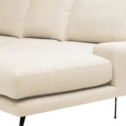 Bizzarto Ecksofa Penda II - Webstoff Sogol: Creme - Longchair davorstehend rechts -Wohnzimmermöbel boutique en ligne 1000256774 210427 09294000413 DETAILS P000000001000256774