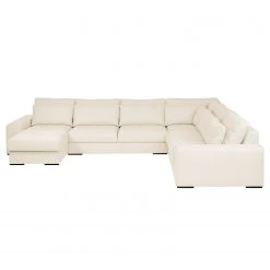 Bizzarto Wohnlandschaft Gurabo - Webstoff Sogol: Creme - Longchair davorstehend links -Wohnzimmermöbel boutique en ligne 1000256826 210427 09300200935 DETAILS P000000001000256826