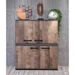 Trendteam Kommode Stripe II - Altholz Dekor / Grau 10 Trendteam Kommode Stripe II - Altholz Dekor / Grau -Wohnzimmermöbel boutique en ligne 1000256963 210831 16215000034 MOOD DETAILS P000000001000256963 mood