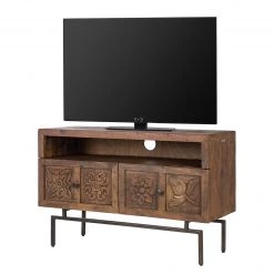 Wolf-Möbel TV-Lowboard Carving - Akazie massiv