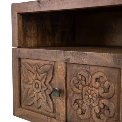 Wolf-Möbel TV-Lowboard Carving - Akazie massiv -Wohnzimmermöbel boutique en ligne 1000256998 220520 037 DETAILS P000000001000256998