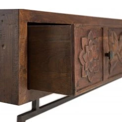 Wolf-Möbel Couchtisch Carving - Akazie massiv -Wohnzimmermöbel boutique en ligne 1000257007 220520 036 DETAILS P000000001000257007