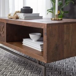 Wolf-Möbel Couchtisch Carving - Akazie massiv -Wohnzimmermöbel boutique en ligne 1000257007 220615 022 MOOD DETAILS P000000001000257007 mood