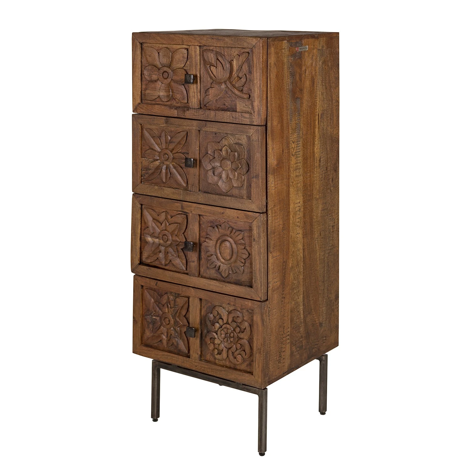 Wolf-Möbel Kommode Carving - Akazie massiv 1 Wolf-Möbel Kommode Carving - Akazie massiv