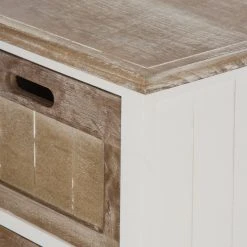 Ridgevalley Kommode Beauvain - Paulownia massiv - Braun / Weiß 26 Ridgevalley Kommode Beauvain - Paulownia massiv - Braun / Weiß -Wohnzimmermöbel boutique en ligne 1000257197 210430 13002100063 DETAILS P000000001000257197