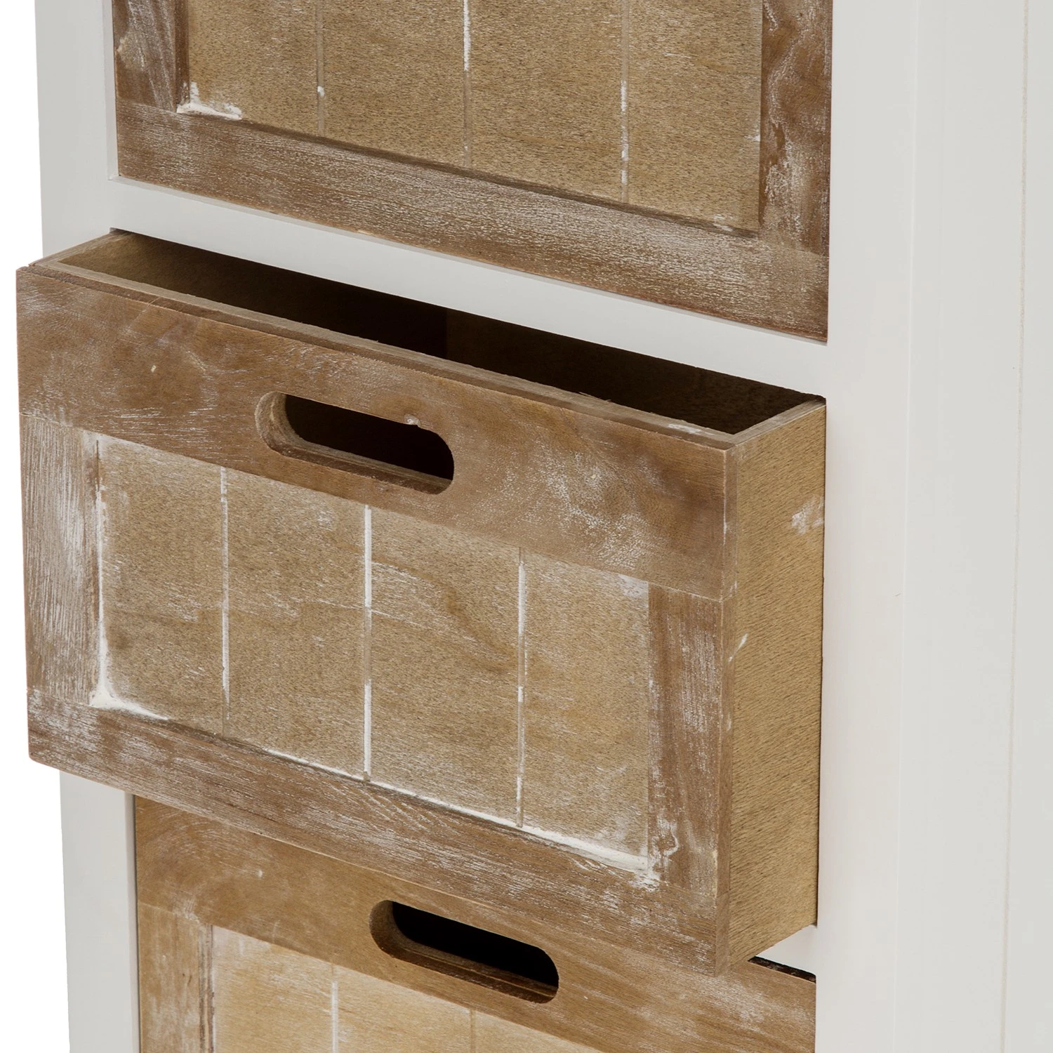 Ridgevalley Kommode Beauvain - Paulownia massiv - Braun / Weiß 14 Ridgevalley Kommode Beauvain - Paulownia massiv - Braun / Weiß – Bild 14