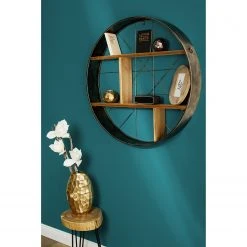 Ridgevalley Wandregal Coch - Eucalyptus teilmassiv - Eiche Dekor / Messing 17 Ridgevalley Wandregal Coch - Eucalyptus teilmassiv - Eiche Dekor / Messing -Wohnzimmermöbel boutique en ligne 1000257206 210430 13011900107 MOOD DETAILS P000000001000257206 mood