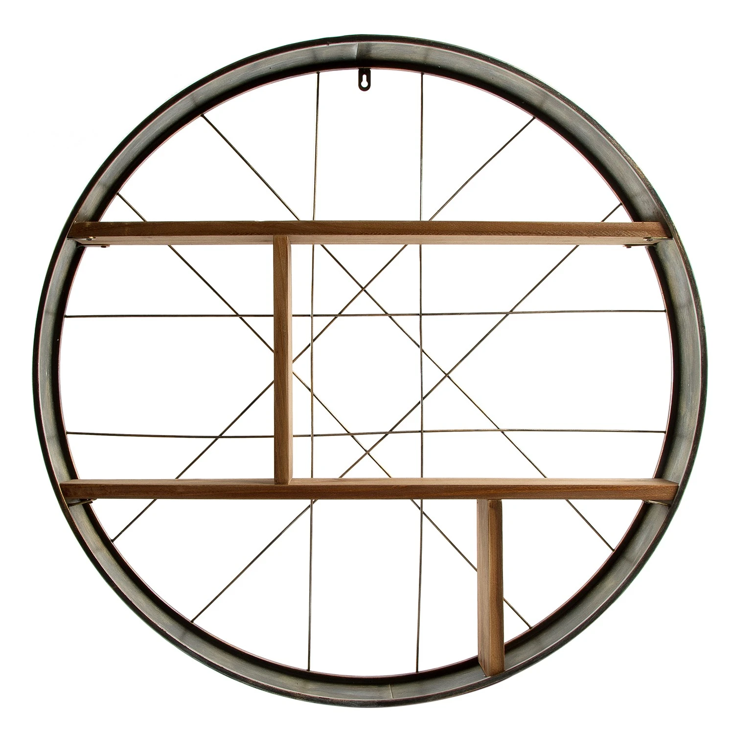 Ridgevalley Wandregal Coch - Eucalyptus teilmassiv - Eiche Dekor / Messing 8 Ridgevalley Wandregal Coch - Eucalyptus teilmassiv - Eiche Dekor / Messing – Bild 8