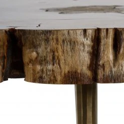 Ridgevalley Beistelltisch Le Chateau - Metall / Altholz - Braun -Wohnzimmermöbel boutique en ligne 1000257215 210430 13021300154 DETAILS P000000001000257215