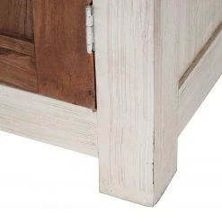 Wolf-Möbel Kommode Maison I - Akazie massiv - Akazie Stone / Antik Weiß -Wohnzimmermöbel boutique en ligne 1000257219 220406 080 DETAILS P000000001000257219