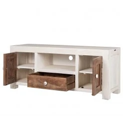 Wolf-Möbel TV-Lowboard Maison - Akazie massiv - Akazie Stone / Antik Weiß -Wohnzimmermöbel boutique en ligne 1000257236 220406 038 DETAILS P000000001000257236