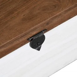 Wolf-Möbel Truhe Maison - Akazie massiv - Akazie Stone / Antik Weiß -Wohnzimmermöbel boutique en ligne 1000257244 211126 11083900067 DETAILS P000000001000257244