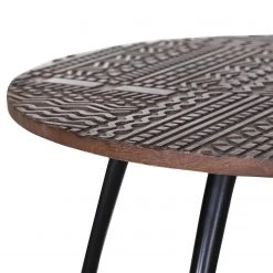 Naturoo Couchtisch Baraco (2er-Set) - Akazie massiv / Metall - Akazie Braun / Schwarz -Wohnzimmermöbel boutique en ligne 1000259763 210421 08205400022 DETAILS P000000001000259763