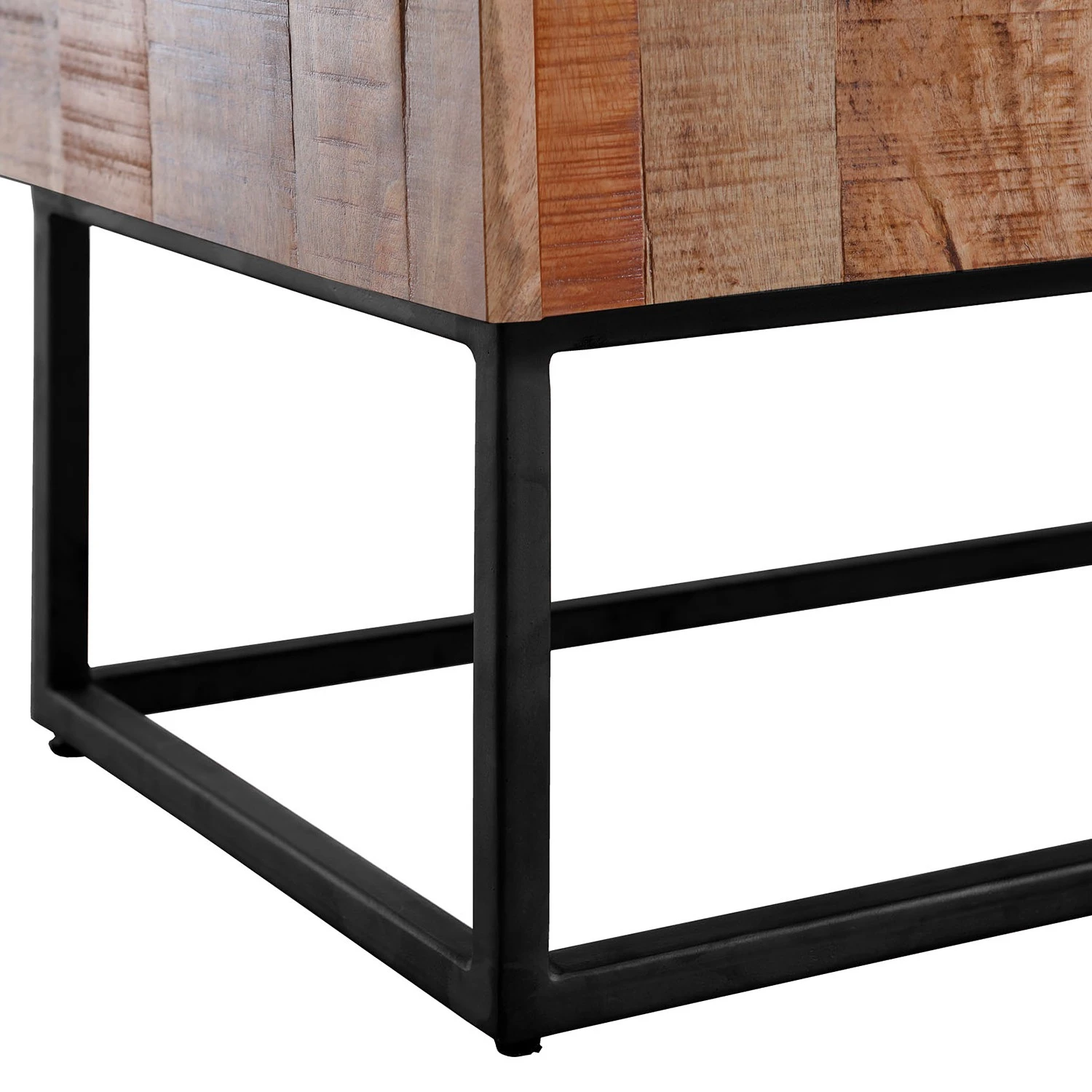 Naturoo Kommode Muhu - Mango massiv / Metall - Mango / Schwarz 5 Naturoo Kommode Muhu - Mango massiv / Metall - Mango / Schwarz – Bild 5