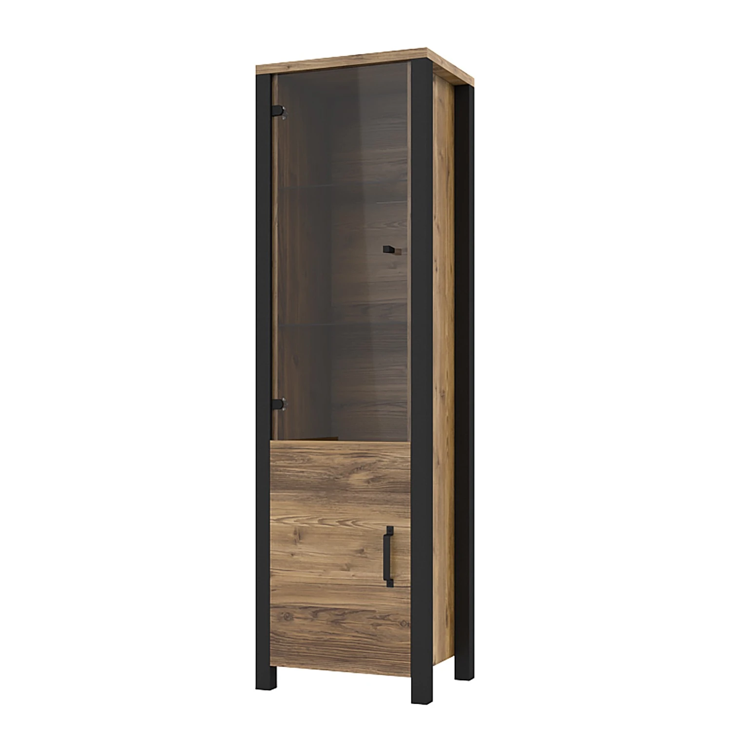 Red Living Wohnwand Velleron I (4-teilig) - Fichte Dekor / Matt Schwarz 7 Red Living Wohnwand Velleron I (4-teilig) - Fichte Dekor / Matt Schwarz – Bild 7