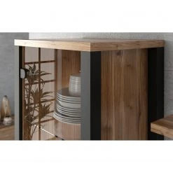 Red Living Wohnwand Velleron I (4-teilig) - Fichte Dekor / Matt Schwarz 37 Red Living Wohnwand Velleron I (4-teilig) - Fichte Dekor / Matt Schwarz -Wohnzimmermöbel boutique en ligne 1000259841 210413 14125700018 DETAILS P000000001000259841