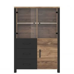 Red Living Wohnwand Velleron I (4-teilig) - Fichte Dekor / Matt Schwarz 31 Red Living Wohnwand Velleron I (4-teilig) - Fichte Dekor / Matt Schwarz -Wohnzimmermöbel boutique en ligne 1000259841 210602 07383500004 DETAILS P000000001000259841