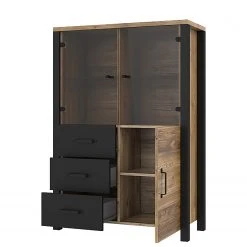 Red Living Wohnwand Velleron I (4-teilig) - Fichte Dekor / Matt Schwarz 32 Red Living Wohnwand Velleron I (4-teilig) - Fichte Dekor / Matt Schwarz -Wohnzimmermöbel boutique en ligne 1000259841 210602 07383500005 DETAILS P000000001000259841