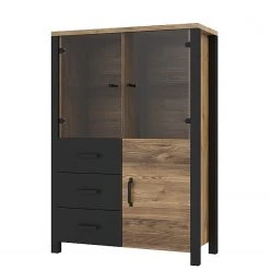 Red Living Wohnwand Velleron I (4-teilig) - Fichte Dekor / Matt Schwarz 33 Red Living Wohnwand Velleron I (4-teilig) - Fichte Dekor / Matt Schwarz -Wohnzimmermöbel boutique en ligne 1000259841 210602 07383500006 DETAILS P000000001000259841