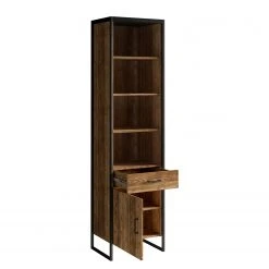 Red Living Wohnwand Turriers (3-teilig) - Fichte Dekor / Matt Schwarz -Wohnzimmermöbel boutique en ligne 1000259843 210413 14133200048 DETAILS P000000001000259843