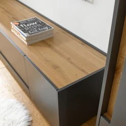 Norrwood TV-Lowboard Olon I - Anthrazit - Breite: 140 cm -Wohnzimmermöbel boutique en ligne 1000260638 210420 07395900041 DETAILS P000000001000260638