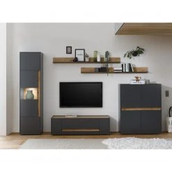 Norrwood TV-Lowboard Olon I - Anthrazit - Breite: 140 cm -Wohnzimmermöbel boutique en ligne 1000260638 210422 08442100031 MOOD DETAILS P000000001000260638 mood