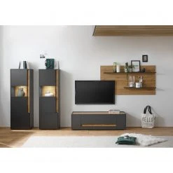 Norrwood TV-Lowboard Olon I - Anthrazit - Breite: 140 cm -Wohnzimmermöbel boutique en ligne 1000260638 210422 08442200032 MOOD DETAILS P000000001000260638 mood